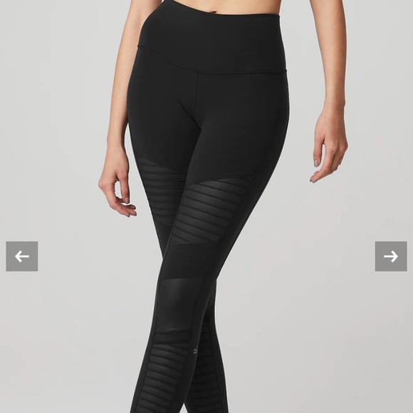 ALO Yoga Pants - Alo Yoga High-Waist Moto Leggings